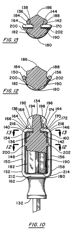 Lever Tool Handle Patent Drawing